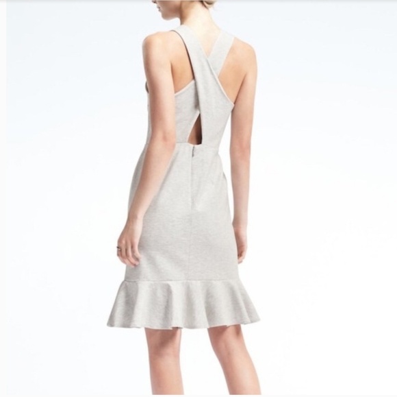 NWT Banana Republic Cross Back Ponte Dress - Picture 2 of 2